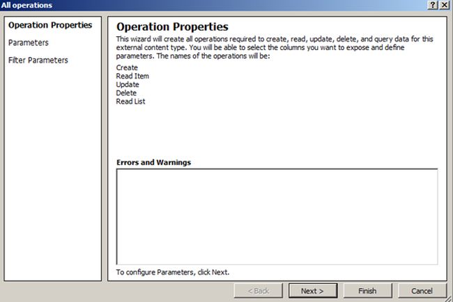 operation properties
